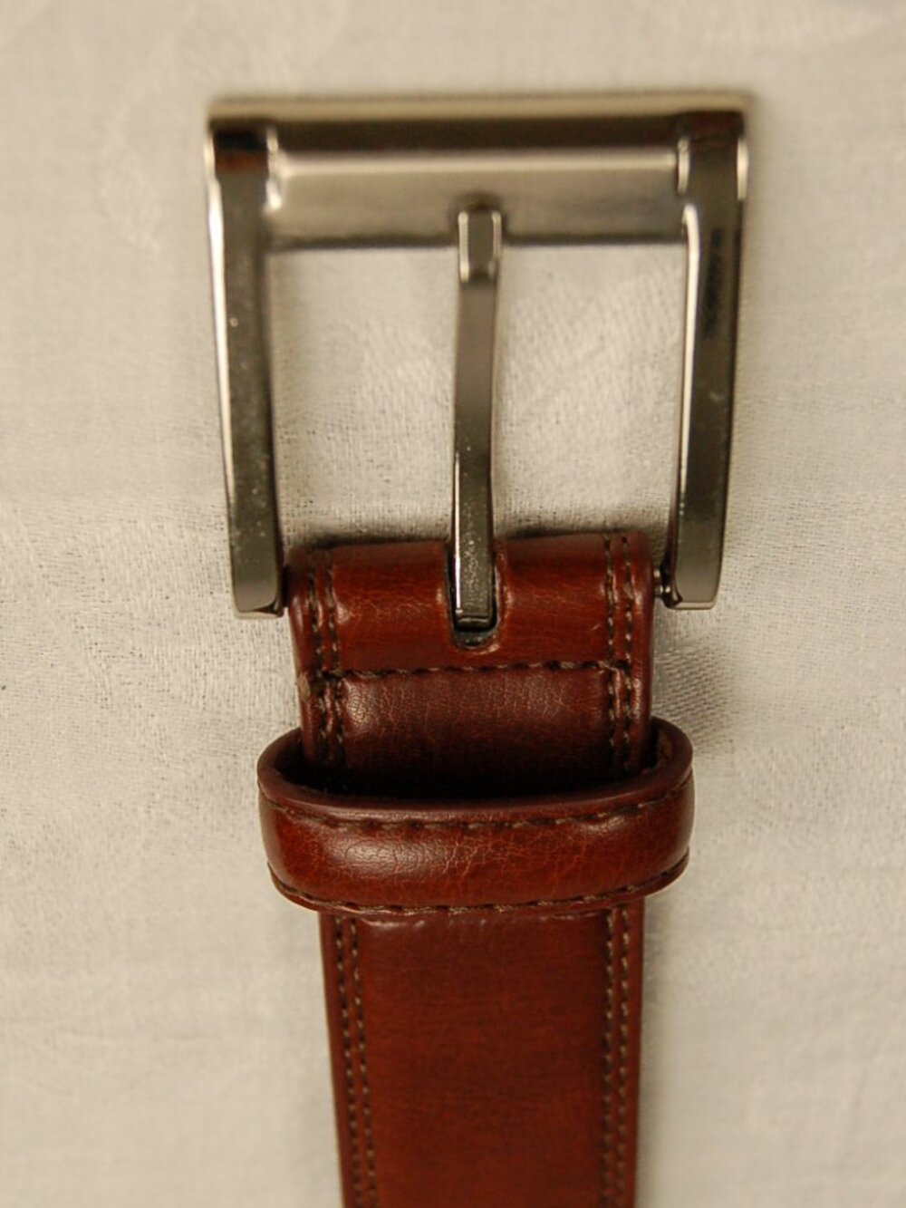 Bosca men's brown leather belt US40